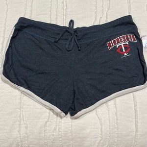 MLB Women’s Minnesota Twins Knit Short, Blue, Large